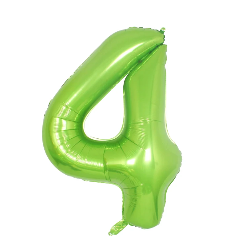 40 дюймов зеленые воздушные шары из фольги в виде цифр гелиевые воздушные шары для детского душа с днем рождения Юбилей Свадебные украшения события вечерние поставки