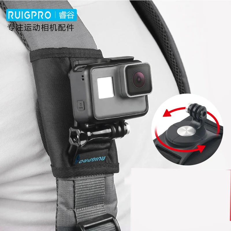 Плечевой ремень рюкзак кронштейн держатель Подставка для GoPro Hero 8 7 6 5 4 SJCAM EKEN Yi 4K DJI