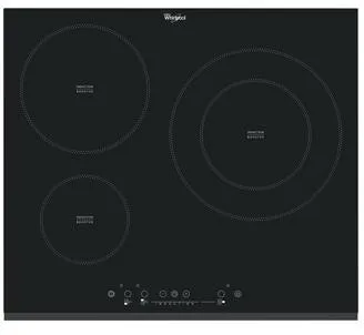 

Placa induction Whirlpool ACM 860/BF beveled 3 ring stove booster