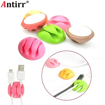 

Clip Cable Bobbin Winder clamp protector Earphone Ties Organizer Wire Cord Fixer Holder Data line Tidy Collation Management
