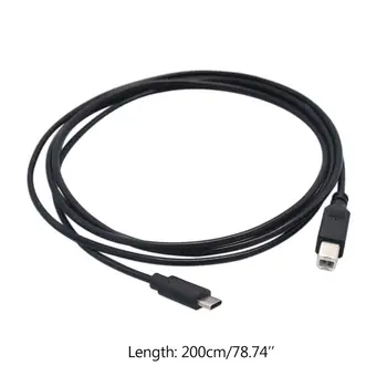 

USB 3.1 Type C to 3.0 B BM Cable Interface Data Transmission Connector Data Line for Phone Laptop Printer Hard Disk Scanner