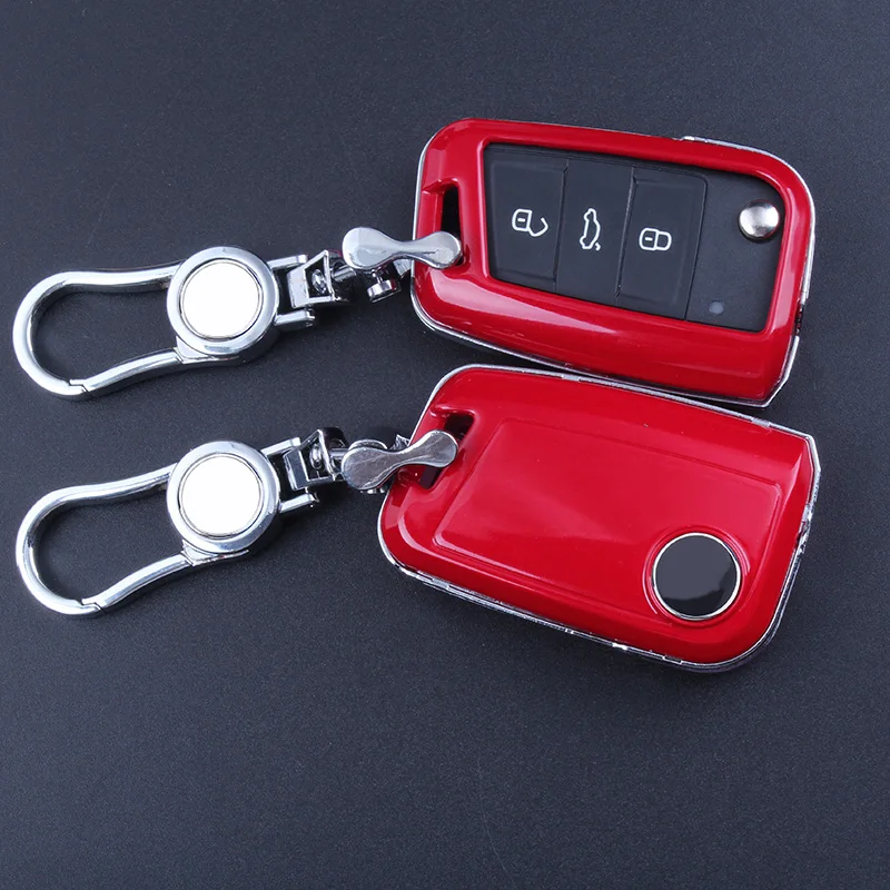 

Paint Craft Car key cover case holder ABS+alloy For Volkswagen VW GOLF 7 Passat B5 B6 Tiguan Touran Polo Bora Scirocco Jetta