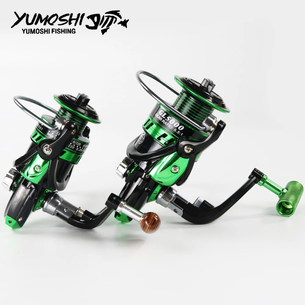 Рыболовная катушка Yumoshi для ловли карпа 12BB соотношение 5 5: 1 больших