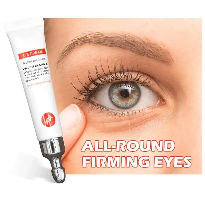 

VIBRANT GLAMOUR Peptide Anti-wrinkle Eye Cream Hyaluronic Acid Essence Serum Eye Care Remover Dark Circles Against Puffiness