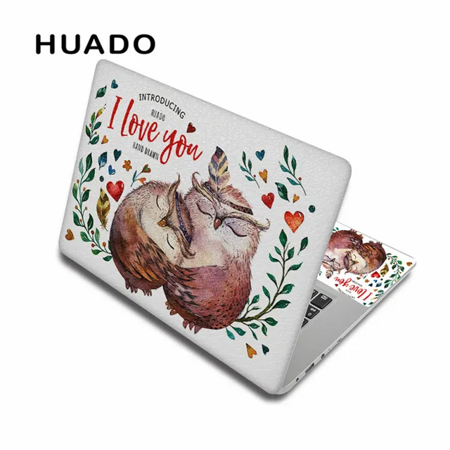 Cute notebook stickers for 15.6' 17"14 13 laptop cover surface protect