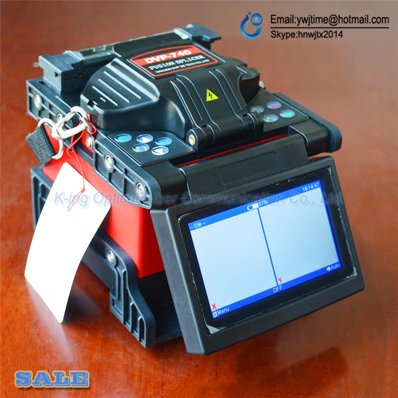 

DHL/EMS DVP740 FTTH Optical Fiber Fusion Splicer DVP-740 fiber optic fusion machine fusion splicing machine
