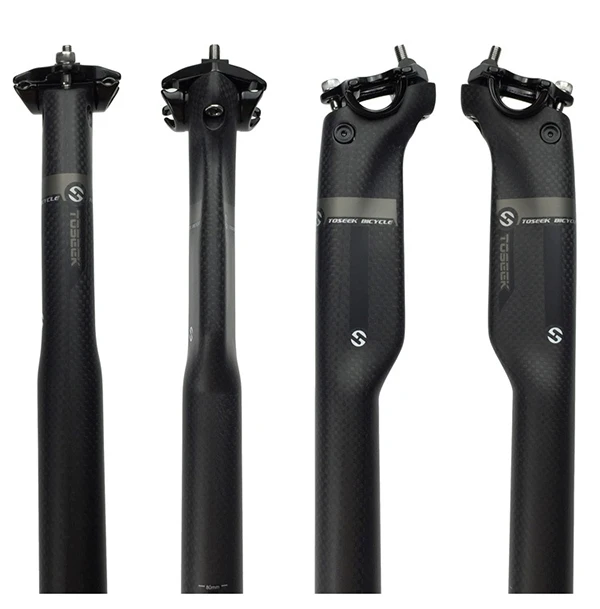 

3 Karat Matte Full Carbon Saddle Support Mtb Mountain Road Cycling Saddle Support Bicycle Parts 27,2 /30,8 /31,6 *350 /400mm