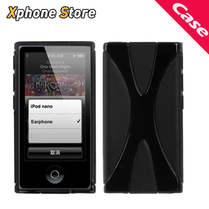 

8 Different Colors Soft TPU Pure Color Transparent Protective Cases Housing Cover Shell For iPod nano 7 Special Design AntiSkid