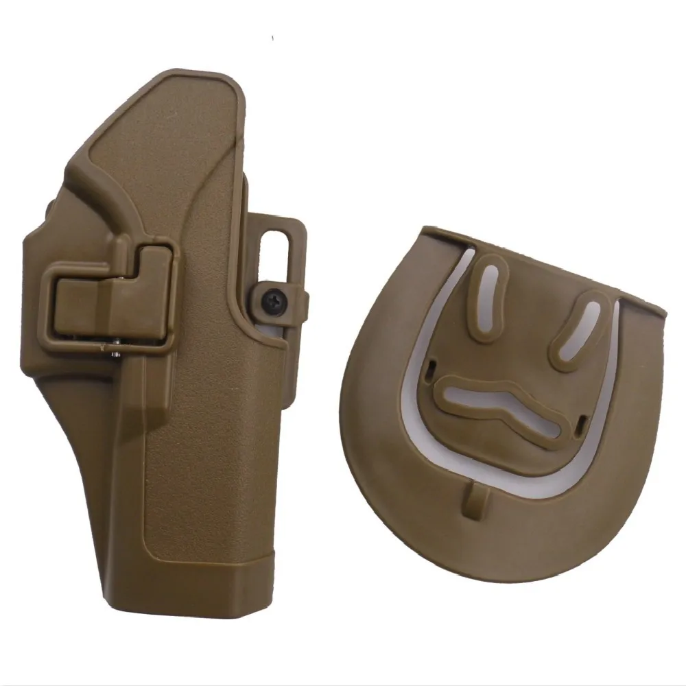 Новый FS cqc Военная Униформа талии Глок 17holster Airsoft Тактический кобура G17 G18 G23 Tan Цвет быстро полиции кобуры пистолет