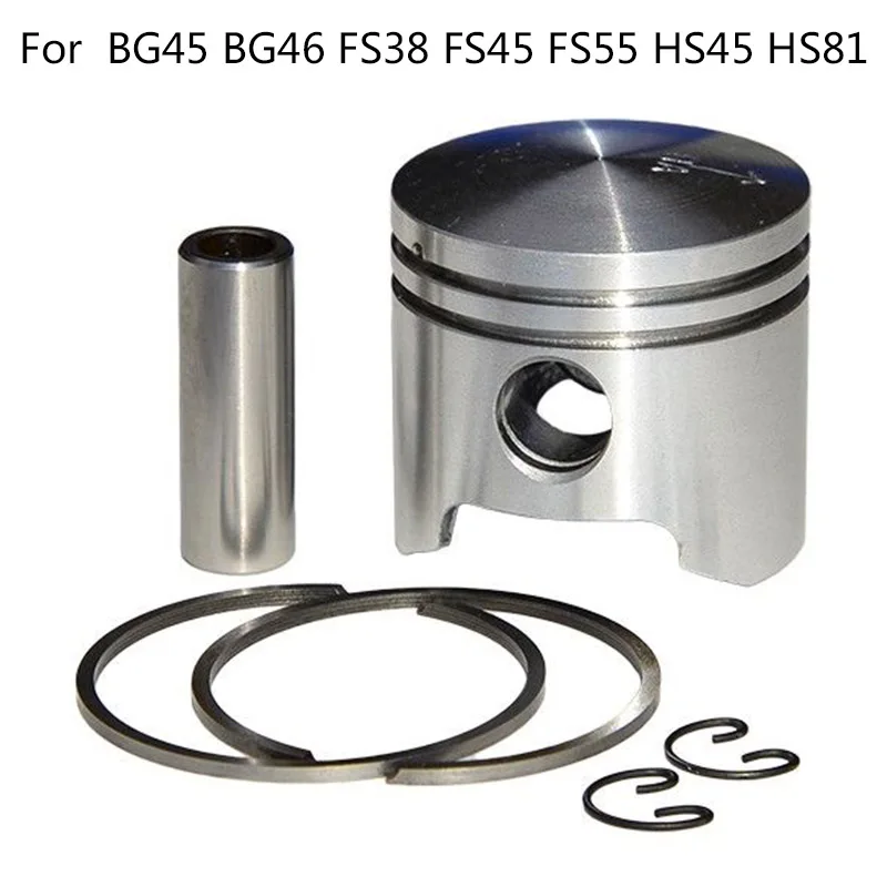 

34MM FOR Stihl BG45 BG46 FS38 FS45 FS55 HS45 HS81 Trimmer Blower Piston Kit Set High Quality New Brand Hot Sale