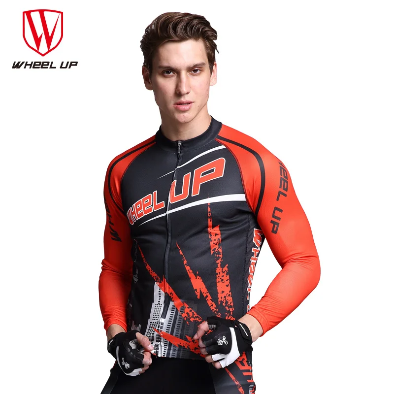

WHEEL UP 2017 Summer Spring Cycling Maillot Gel Breathable Pad Cycling Jersey Anti-sweat Bike Clothing Cycling Sets