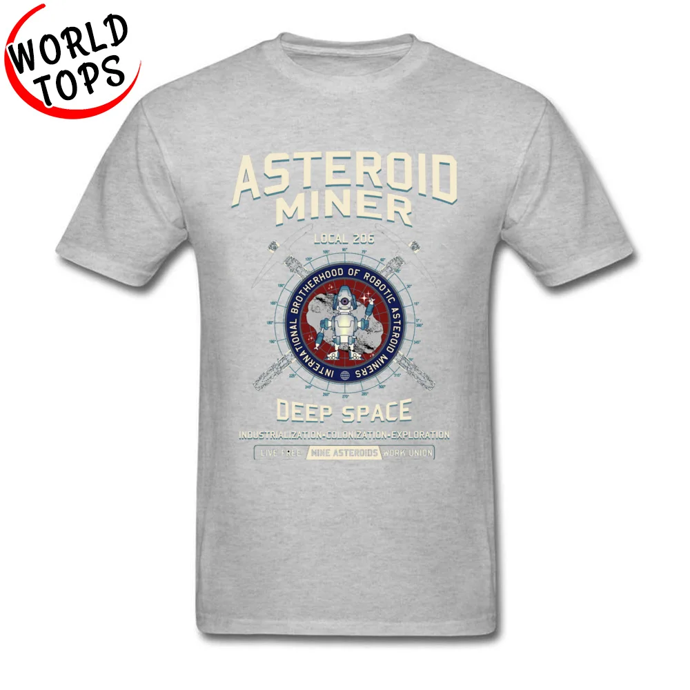 Party Short Sleeve Tees Autumn Round Neck Pure Cotton Boy Top T-shirts Asteroid Mining 19822 Party Top T-shirts 2018 New Asteroid Mining 19822 grey