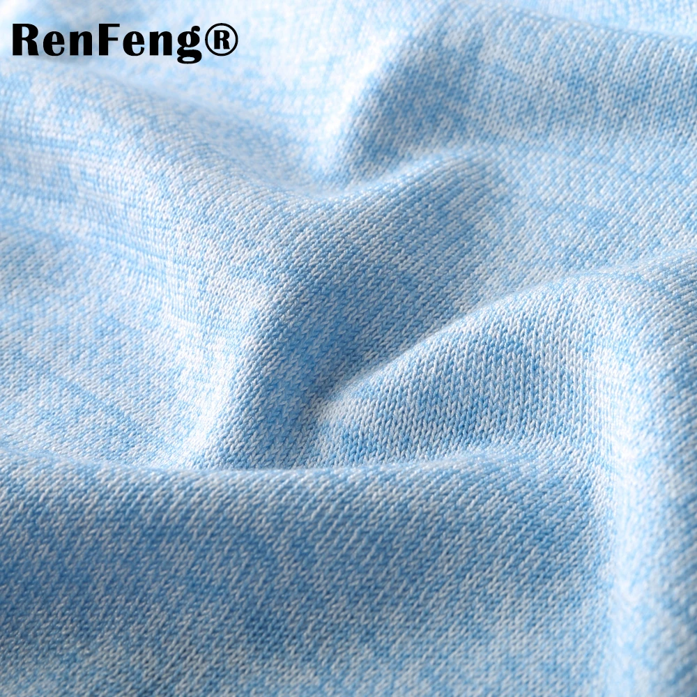 Pack of 2 Autumn Streetwear T-shirts 2018 Mens Sweater Men V-neck T Shirt Slim Fit Pullover Sueter Hombre Knitwear Pull Gray Blue (9)