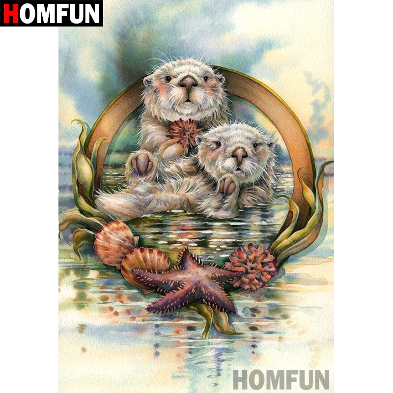 Алмазная 5D Вышивка HOMFUN сделай сам картина с полными квадратными/круглыми