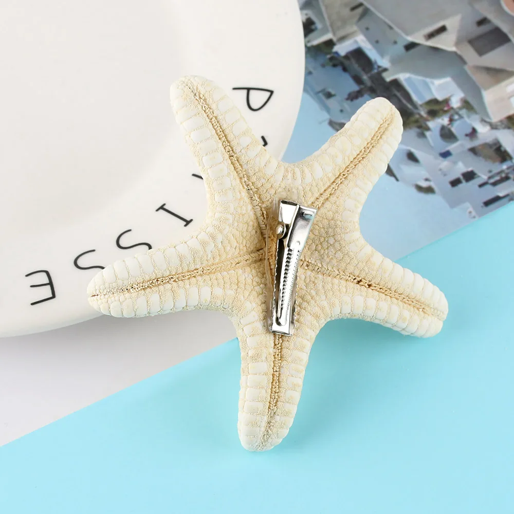 1/2 Pcs Women Girls Elegant Starfish Sea Star Hairpins Lady Fashion Hair Clips Girls Summer Beach Barrettes Hair Accessories head scarves for women