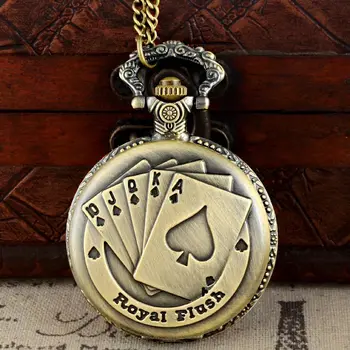 

Full Hunter Steampunk Quartz Engraved Fob Retro Pendant Pocket Watch Chain Gift For Men And Women