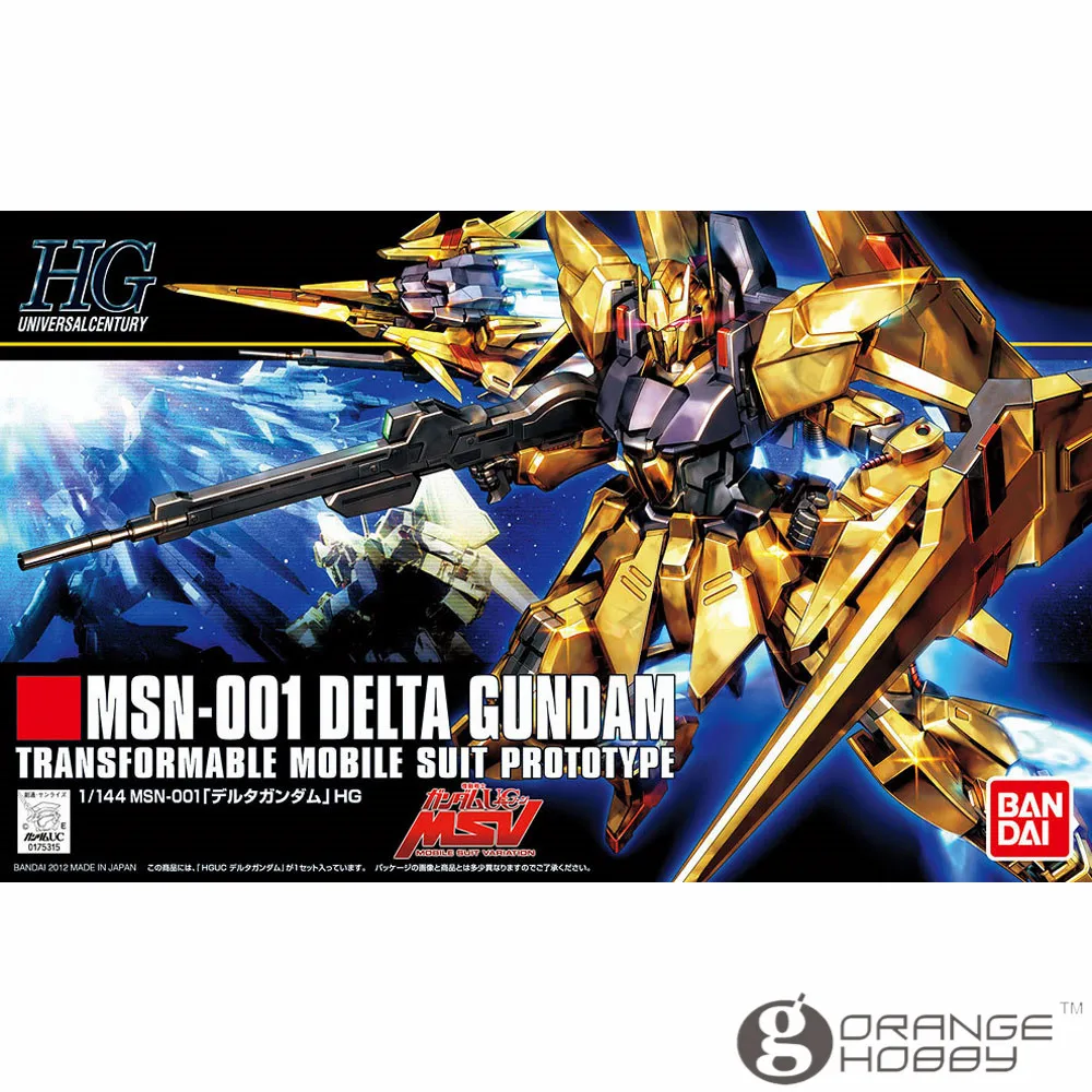 

OHS Bandai HGUC 136 1/144 MSN-001 Delta Gundam Mobile Suit Assembly Model Kits