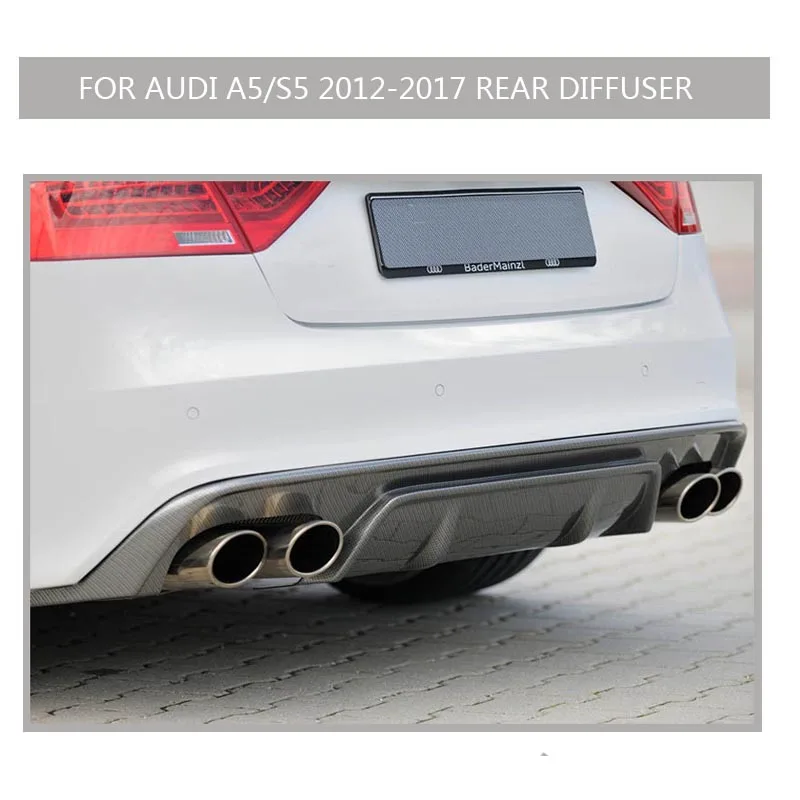 carbon fiber s5 rear diffuser for audi A5/s5 2 door 4 door 2012 2013 2014 2015 2015 2016in Body