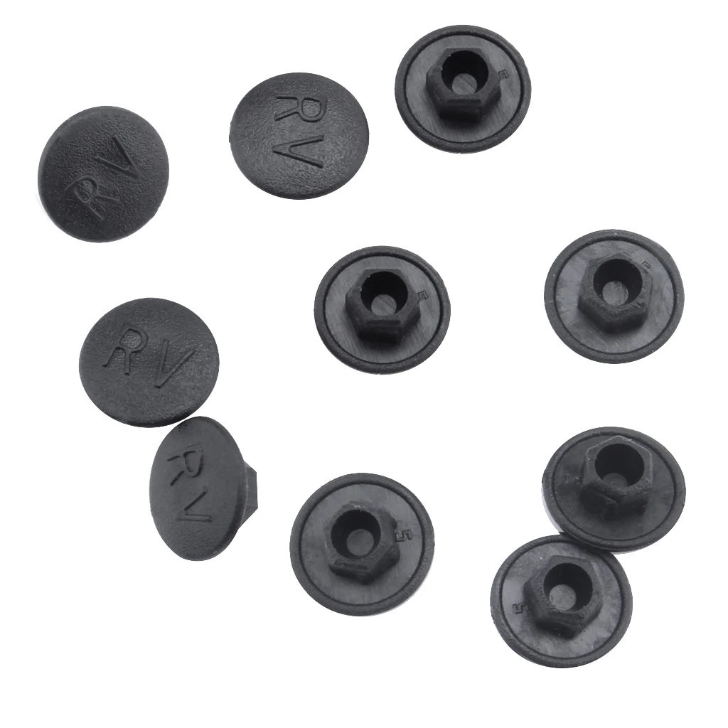 20Pcs Mountain Bike Headset Cover Cap Fixed Gear M5 M6 Hexagon Screw Cap
