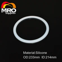 Free Shipping 8″ Silicon Gasket Fits Ferrule 233mm OD Sanitary Tri Clamp Type Wholesale SS041