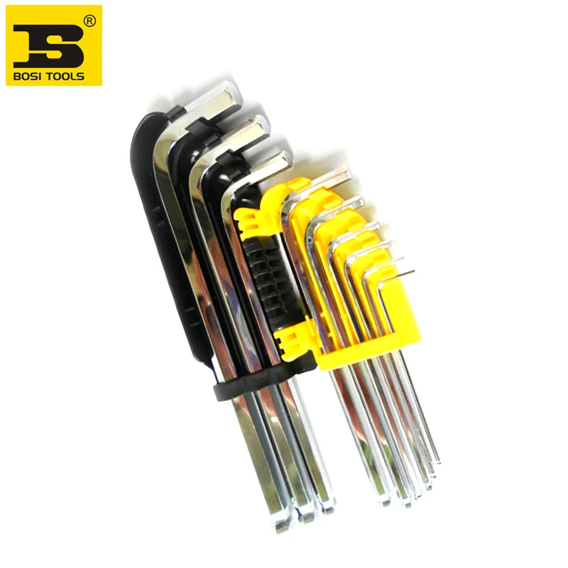 

Free shipping professional 1.5-10mm 9pcs long ball point hex key wrench set