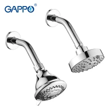 Gappo насадка для душа Ванная комната массажер водосберегающая душевая головка набор ABS настенное крепление Душ головка хромированная G1920