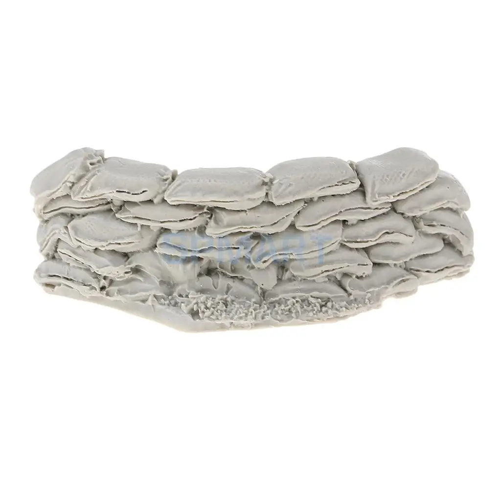 1/35 Scale Resin Model Scene Accessories Sandbags Wall C for WWII Scenery Layout Landscape Boys Kids Toys