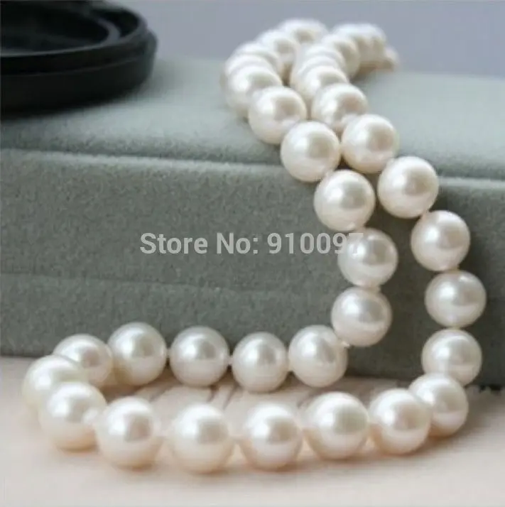 

LHX54013>>>9-10mm White Akoya Cultured Pearl Necklace 18" AAA