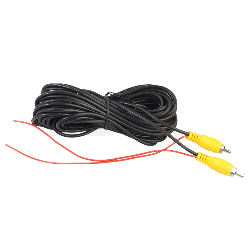 Купить 6 м RCA к RCA мужчинами Aux аудио кабель HiFi Динамик обращая видео аудио видео кабель для автомобиля сзади Камера DVD CD плееры ТВ коробка