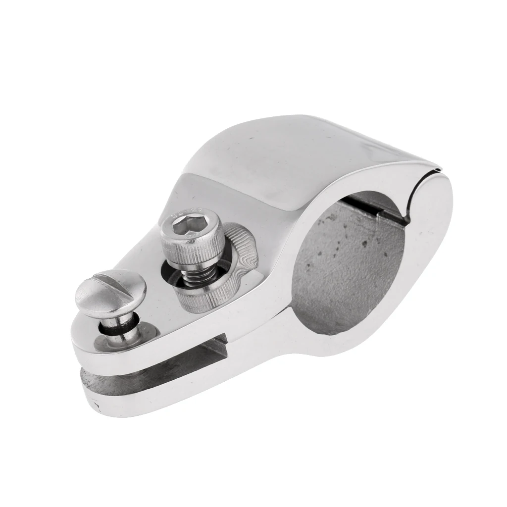 Bimini Top Hinged Jaw Slide Clamp-On 7/8inch 22mm Hardware Fittings Marine Stainless Steel 316 Dropship