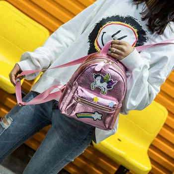 

My little pony cartoon cute unicorn travel bag fashion children small backpack pupils school bag girl travel backpack