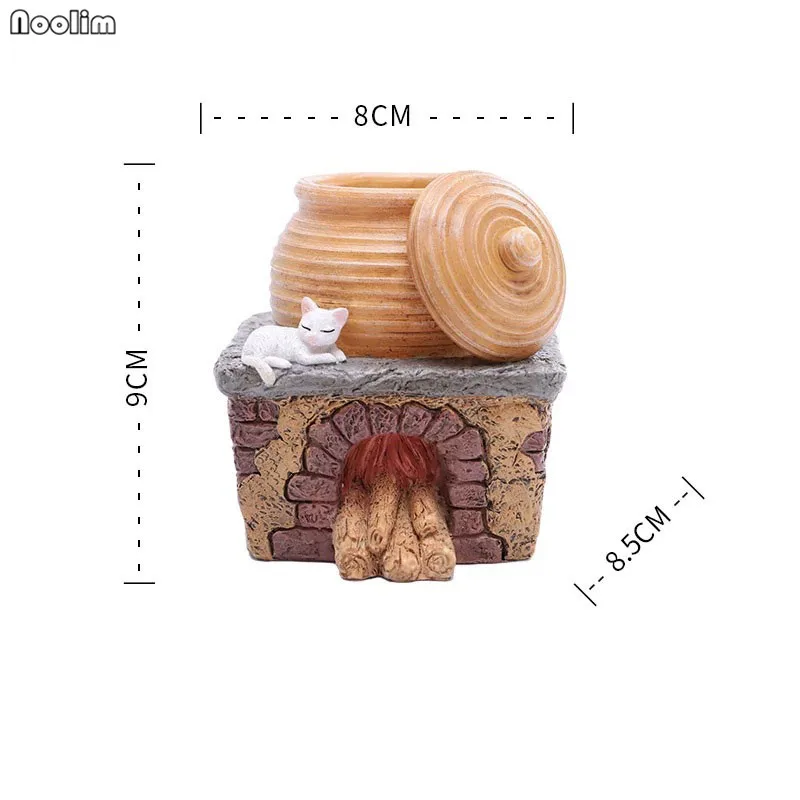 NOOLIM ретро милый кот резиновый цветочный горшок креативный балкон гостиная украшение для офисного стола суккулент горшок для цветов - Цвет: C