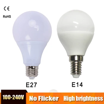 

bombillas led e27 e14 para el hogar 220v 110v 3w 5w 7w lampada led 9w 12w 15w lampara led bombillas para hogar cold warm white