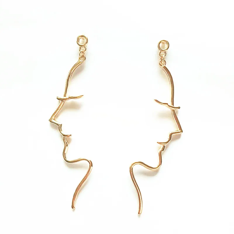 

fashion jewelry Artistic Temperament Hand Made Abstract Face