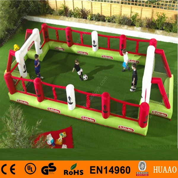 Free Shipping Small Inflatable Football Pitch for Kids with Free CE Blowerin Inflatable