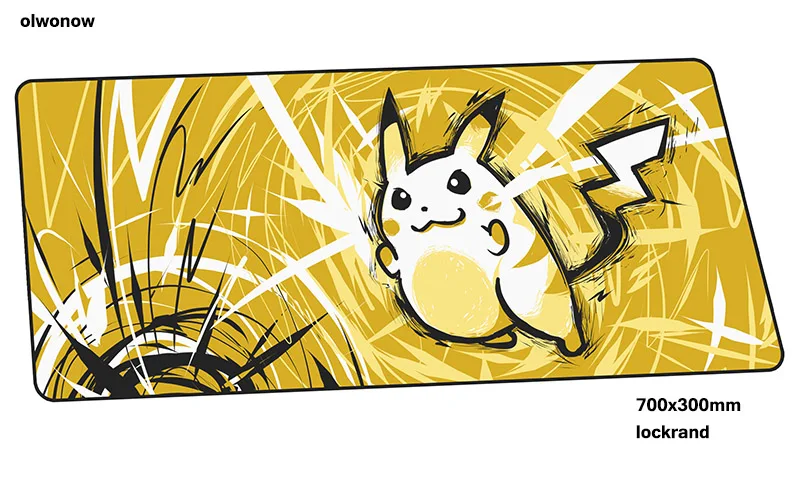 Pokemons коврик для мыши Лидер продаж компьютерный геймер Коврик для мыши 70x30 см большой locrkand Коврик Для Мыши Эргономичный гаджет офисный стол коврики