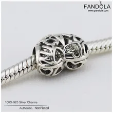 Оригинальные подвески из стерлингового серебра 925 пробы, ажурные подвески-талисманы в виде серебряного сердца для мам, браслеты в стиле Пандоры, Новые Подвески