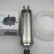 ER20 диаметр 80 мм 220 В 24000 об/мин 2,2 кВт шпиндель водяного охлаждения+ 1 водяной насос+ 1 Водопровод