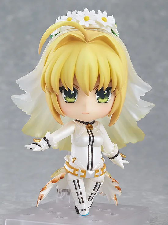 Nendoroid fate/extra ccc saber abito da sposa excalibur #387 10 см ПВХ фигурка игрушка modello regalo|Игровые