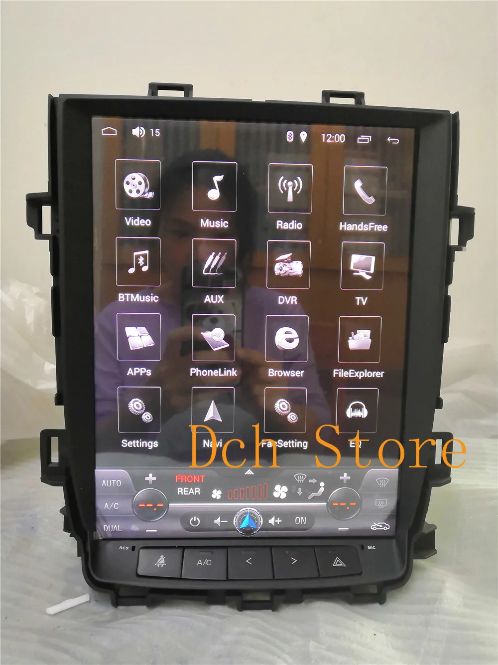 

12.1'' Vertical tesla style Android 7.1 Car DVD player GPS Navigation for Toyota Alphard Vellfire 20 series 2008-2014 2G 32G