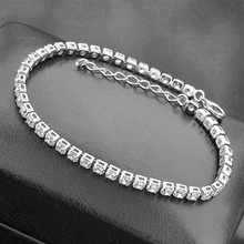 Теннисный браслет и браслеты с кубическим цирконием для женщин и мужчин, браслет со льдом, Новые Модные женские ювелирные изделия, Браслеты Mujer