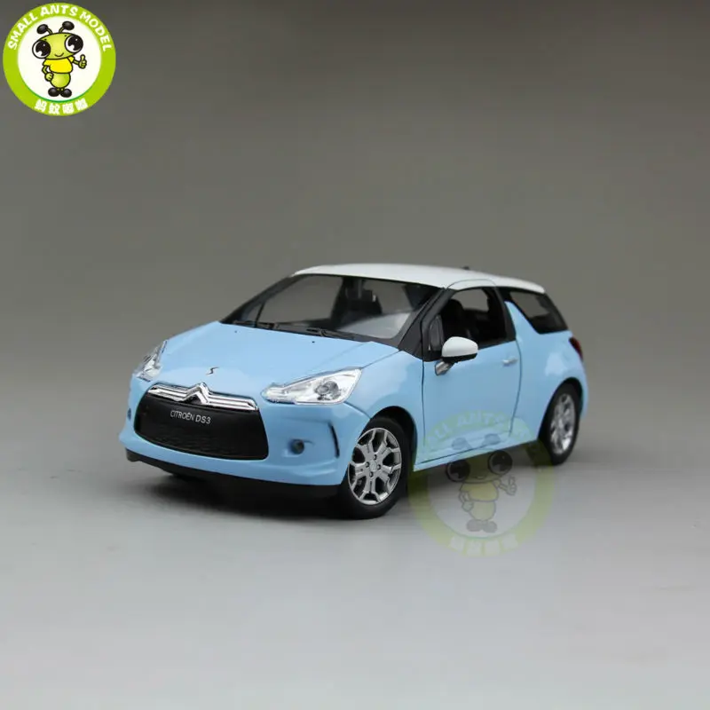 

1/24 Citroen DS3 2010 Welly 24013 Diecast Model Car Blue