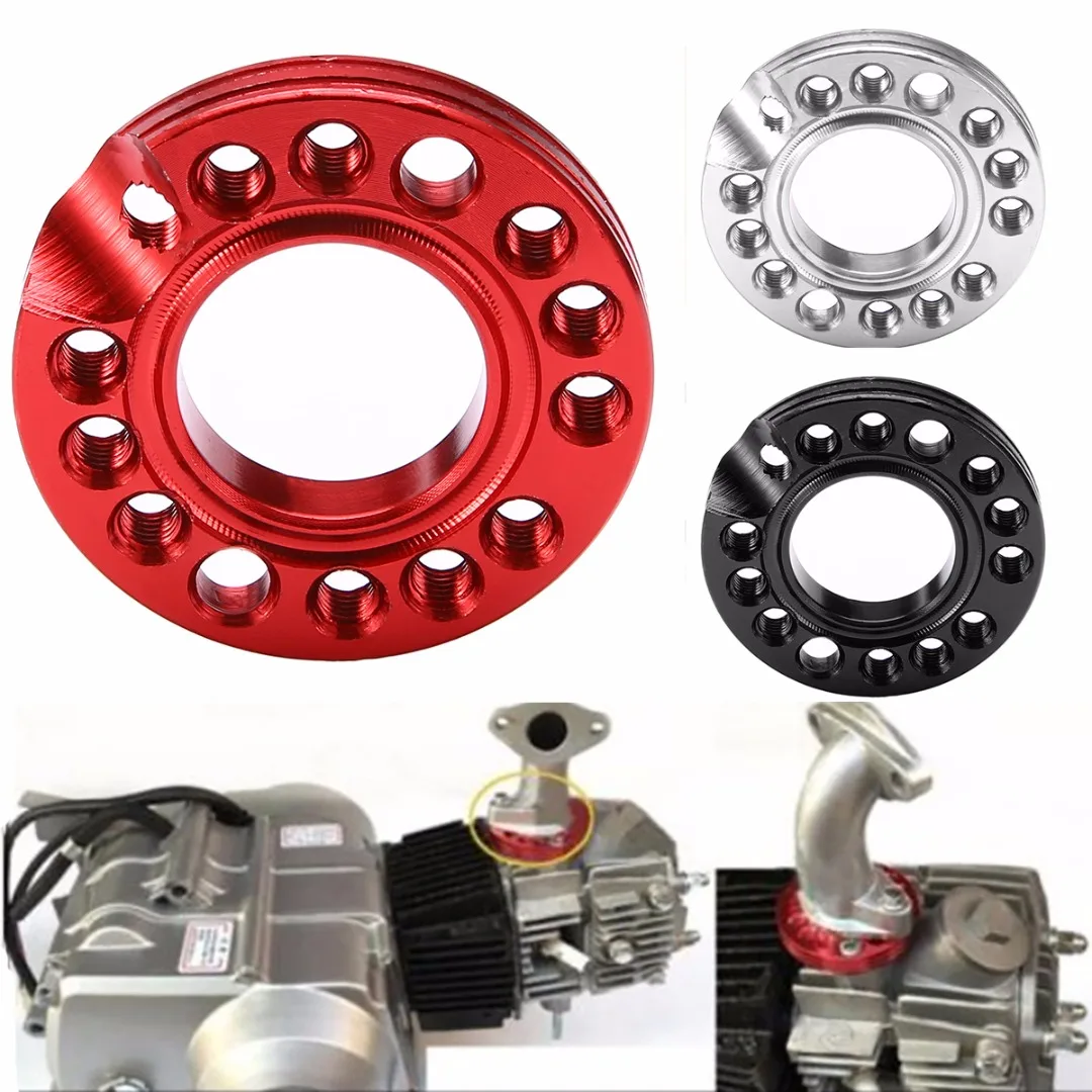 

28mm Random Aluminum Alloy Carb Adjuster Carburetor Inlet Manifold Spinner Plate Adaptor For Pit Dirt Bikes Buggy Accessories