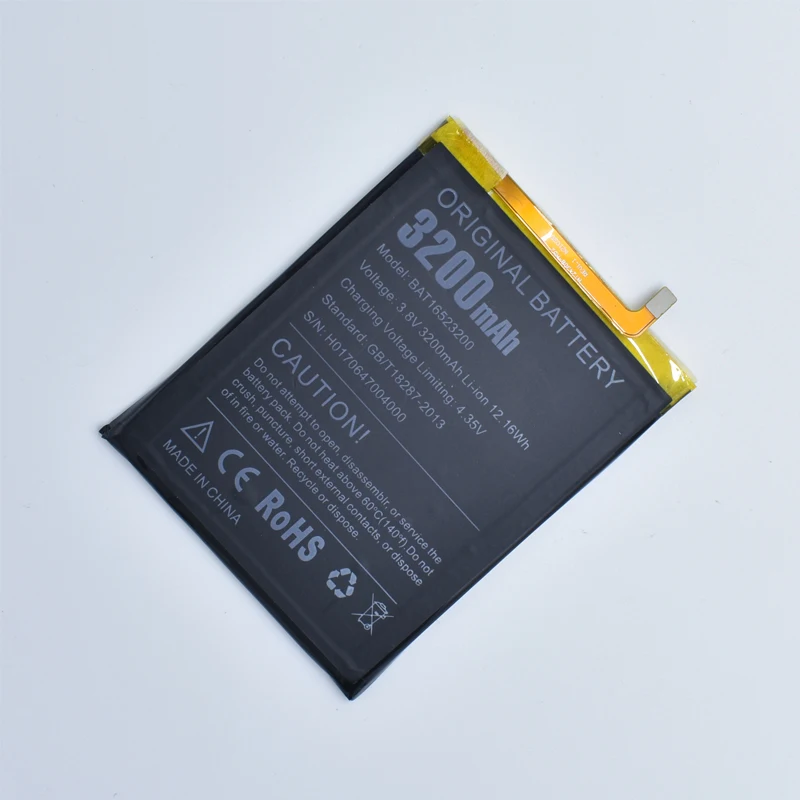 Hekiy Новинка 3200mAh BAT16523200 сменный аккумулятор батарея Для Doogee Y6 C Y6C MTK6750