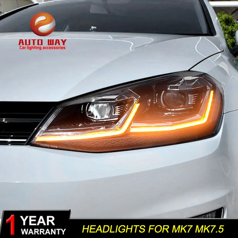 Car Styling Head font b Lamp b font case for VW Golf7 Headlights Golf 7 MK7