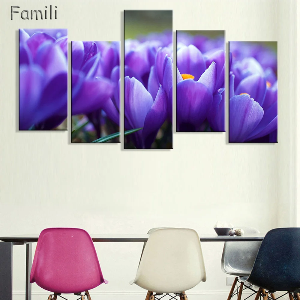 Картина на холсте Роза 5 шт./компл.|art pictures|picture for living roomwall art picture |
