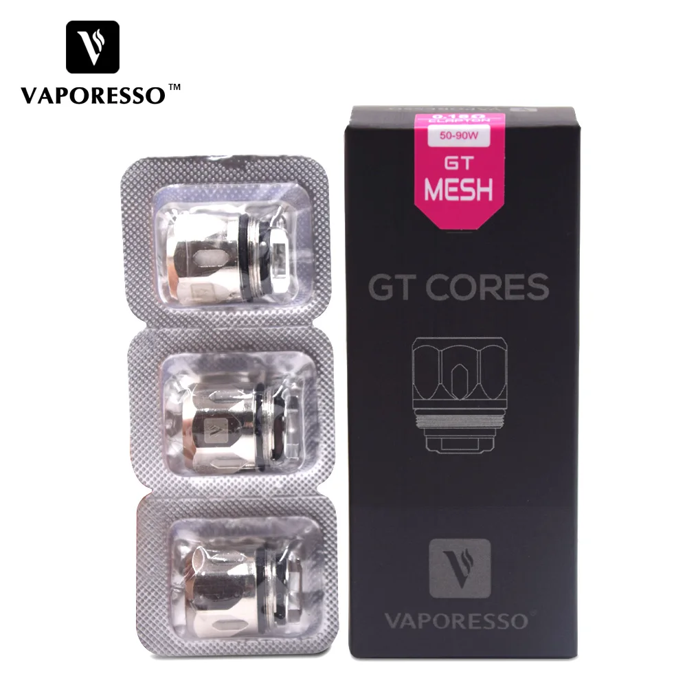3 шт./лот оригинальный испаритель Vaporesso core Coil GT2 GT4 GT6 GT82 GT сетчатый для SKRR NRG Tank Gen Polar