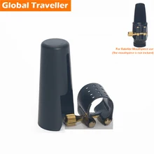 Miękkie bakelitu Sax ustnik ligatura klip saksofon ustnik ligatura do altowy tenorowy saksofon sopranowy klasyczne Pop styl(China)