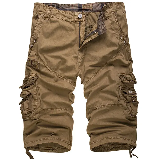 khaki cargo capris