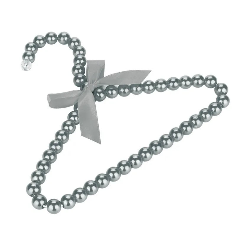Fashion Pearl Bow Clothes Clothing Rack Hanger For Kids Children Dog Puppy Cat Clothing Hangers Racks Pet Accessories 40JA9 (27)